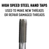 Drill America 5/8"-40 UNS High Speed Steel Plug Tap (Pack of 1)