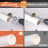 Upgraded 1/4" Hex Shank PVC Pipe Inside Cutter, 4 PCS Titanium Coated Saw Blades
