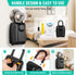 Sturdy Waterproof Key Lock Box for Outside, Large Capacity 12-Digit Combination Security Lockbox for Home, Garage,