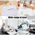 JJUNW Set, 3 12Inch Geometry Pcs Geometry Tools with Drawing Compass Clear Plastic Ruler Protractor Math Ruler