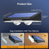 8 Pack, 3 3500K/4500K/6500K, IP66 TECKNET Solar Fence Lights Outdoor Modes Waterproof LED Deck Light, Dusk to Dawn