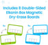 hand2mind Elkonin Boxes Magnetic Dry Erase Boards Set, Phonemic Awareness Materials for Kindergarten Phonics