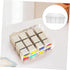 Neat Desktop Business Card Holder - Plastic Display Rack for Organizing Cards