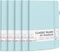 feela 5 Pack Notebooks Journals, A5, 5.1”x8.3”, Sky Blue, Classic Ruled Lined Journals with Pen Holder for Women Girls,