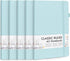 feela 5 Pack Notebooks Journals, A5, 5.1”x8.3”, Sky Blue, Classic Ruled Lined Journals with Pen Holder for Women Girls,