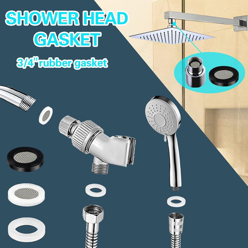 24 Sizes Plumbing Washers Assorted Kit, 160 PCS Garden Hose Rubber Washers & Shower Head Seals