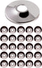 F-25334-25 1/2 inch IPS Sure Grip Flange Escutcheon Plate for Steel Tubing, Shallow, Chrome (Pack of 25)