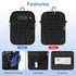 Pack BOVKE Nurse Fanny with Medical Gear Pockets, Tape Holder, Medical Bag Nurse Waist Pouch Organizer with Utility