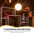 5.90 Inch Kichvoe Frosted Acrylic Globe Lampshade Replacement Round Ball Lamp Cover for Wall Lamp Post Light Pendant