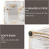 MyGift Shabby White Washed Solid Wood Sticky Note Holder, Office Desktop Storage Caddy for Memo Pads and Pens
