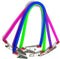 4 Pieces Multicolor Napkin Holder Bibs Clips for Dental, Neck Chains with