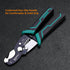 Zsling 8 Inch Wire Strippers Crimpers Cutter Pliers, Multi-Function Hand Tool for Cable Cutting