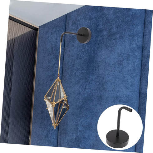 1 Set Elbow Wrought Wall Light Pole Adjustable Swing Arm Wall Sconce for Living Room Bedroom and Office Industrial Lamp