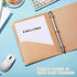 Janlaugh 4 Pack Aesthetic 3 Ring Binder 1 Inch with 8 Tab Dividers, Pocket, 2 Pcs Blank Stickers for School, Office, or