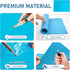 XOOL Blue Magnetic Silicone Work Mat - Heat Resistant Soldering Mat with Scale Ruler and Screw Position, 13.8''×9.8''