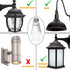 Dusk to Dawn Light Bulbs, 9W E26 Base, 60W Equivalent, Automatic On/Off, 3000K Warm White, 4 Pack