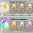 3000mAh Bulbs Dimmable, 12RGB+CCT Bulbs, E26 Bulbs Lamp(2 Pack) LABOREDUCER Battery Rechargeable Light Color Changing