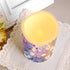 Sets Set,Beautiful Ystardream Candle for Women Gift Elegant Flower Flickering Flameless Candles Unity Candles