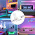 VIPMOON 20 Pack 4 Pin RGB 8mm Solderless Connectors Adapter for SMD 2835 3528 Non-Waterproof LED Strip Light