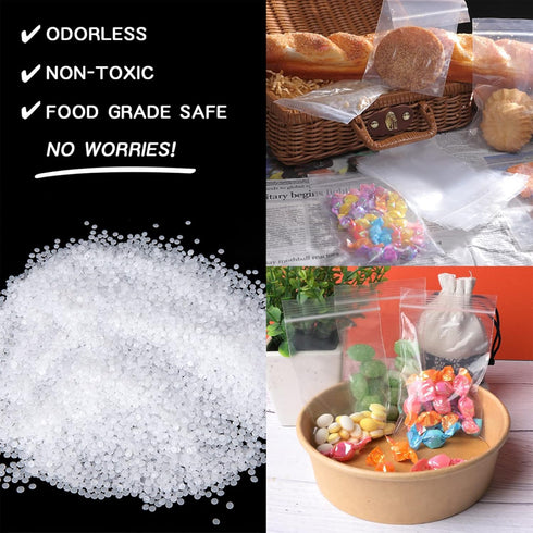 Mini Ziplock Bags 2x2 - 400pcs Transparent Small Plastic Bags for Jewelry, Pills, Coins