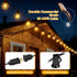 50FT 25+2 G40 Bulbs 2700K Ollny Outdoor String Lights, Waterproof Connectable Shatterproof Patio Lights with Edison