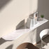 White/Gray Glossy Marble Contact Paper Wallpaper, 15.8"x78.7", Self Adhesive Thick Removable Vinyl for Kitchen