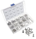 M2 M2.5 M3 M4 M5 M6 Stainless Steel Phillips Flat Head Machine Screws Assortment Kit