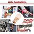 4/0 AWG 5/16" Stud Heavy Duty Battery Ring Terminal, 10 pcs Copper Wire Lugs, Tubular Ring Terminal Connectors