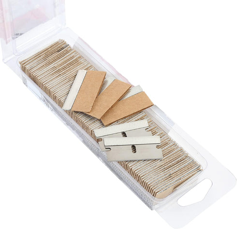 25181 100 Pack OEMTOOLS Razor Blades, Utility Knife Blades Refills, High Carbon Steel Utility Blades for Removing Paint