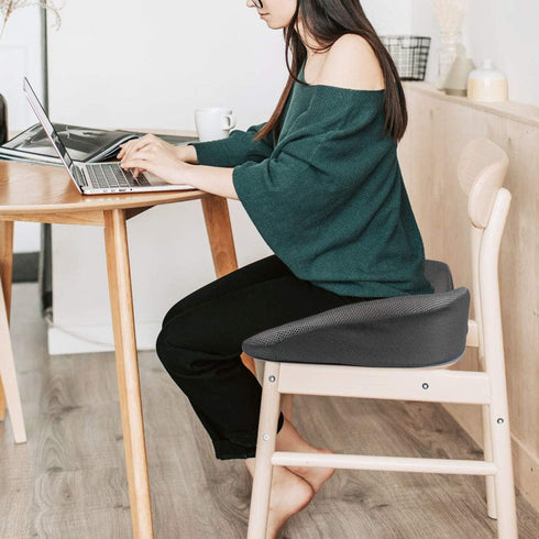 Pillow,100% LOUTYTUO Seat Cushion Memory Foam and Washable Cover,for Office Chair,Car Seat and Wheelchair, Soft Support