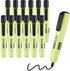 Carrotez 12 Count Retractable Permanent Markers, Thick Barrel, Low Odor, Bold Writing, Bullet Tip, Black