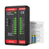 HT812A Ethernet Cable Tester with RJ45 RJ11 Port, Fast/Slow Gear, 60V Continuity Test for CAT5/CAT6