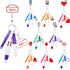 Henoyso 54 Pcs Mini Highlighter Nurse Pens Bulk with Keychain, Retractable Badge Reel, Marker Pen for Nurses Gift