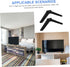 1pair Cabilock Tv Stand Legs for Flat Screen Tvs Stable Base Support with Screws Minimalist Design for Modern