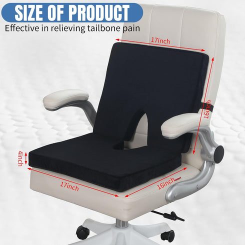 Tailbone BALAPET Lumbar Support Seat Cushion,Ergonomic Lumbar Support for Posture Correction Cushion and Pain Relief