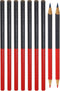 PATIKIL Red and Blue Round Pencils, 48 Pack HB Graphite Double-Ended Pencils for Classroom Office Marking