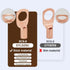 Thick Copper Electric Wire Lugs, 20Pcs Bare Copper Gauge 12-10Awg Ring Heavy Duty Battery Cable Connectors