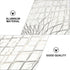 Angoily 2pcs Gutter Anti-leaf Down Silver Guard, Expandable Screens, Aluminum Gutters, Sieve Strainer Mesh