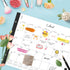 Gannyfer Large Desk Calendar 2024-2025 - 18 Month Calendar, 22" x 17" Desktop Pad for Home, School, Office
