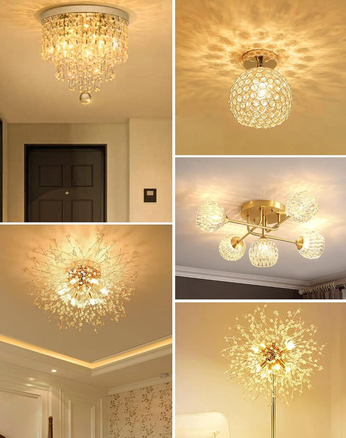 10 Pack G9 Bulb, 40 T4 Bulbs,4W 2700K 450Lumens Non-Dimmable, G9 LED Watt Equivalent Chandelier Light Warm White
