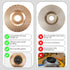Upgraded 3PCS Wood Carving Disc Set for 4" or 4 1/2" Angle Grinder, Grinding Wheel Shaping Disc for Wood Cutting