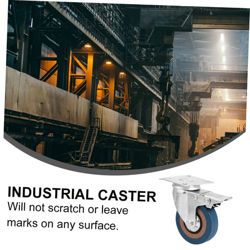 Industrial Swivel Caster Wheels - Heavy-Duty Rolling Cart Accessories