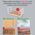 Under Desk Drawer - Self-Adhesive Storage Organizer for Office Home Stationery (Large-White)