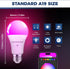 Smart Bulb 100W Equivalent, 1350LM 11W WiFi Smart Light Bulbs, Color Changing, Compatible with Alexa, 2PCS