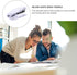 Tofficu 1pc Silver Stapler, Plastic Desktop Stapler, Heavy Duty, One Touch Stapler, Manual Stapler for Office
