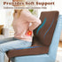 CRAURU 2-in-1 Recliner Cushions for Elderly Egg Crate Foam Seat Cushion and Ergonomic Back Support Pillow Non-Slip