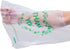 LazyMe Thank You T Shirt Bags, White Plastic Grocery Bags with Handles, 12 x 20 inch (50 pcs)