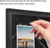 Black Felt Memo Bulletin Board with Frame, 17x13 inches Pin Board for Home Office School Wall Decor