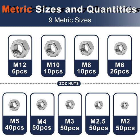 ZQZ 510 2 1 2#56 4#40 6#32 8#32 10#24 10#32 12#24 1/4-20 5/16-18 3/8-16 7/16-14 1/2-13 M2 M2.5 M3 M4 M5 M6 M8 M10 M12