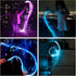 LQMEILI 6ft 12 36 360 LED Fiber Optic Whip Dance Space Whip with Colors, Color Modes Swivel Pixel Rave Whip Rave Lights